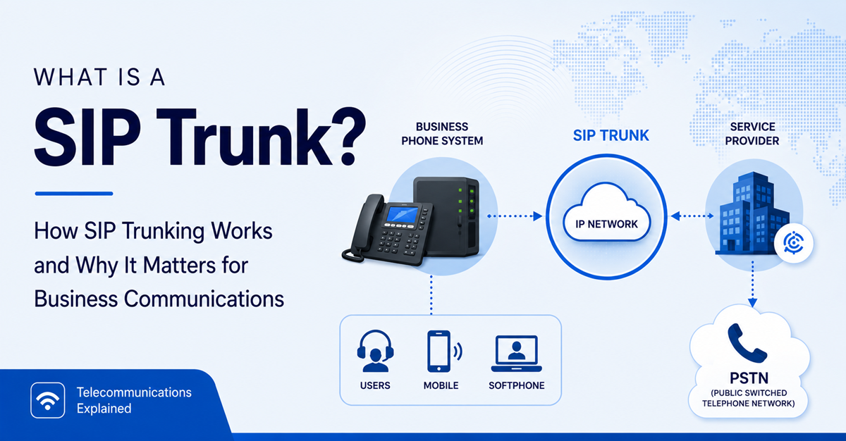 What Is a SIP Trunk? How SIP Trunking Works