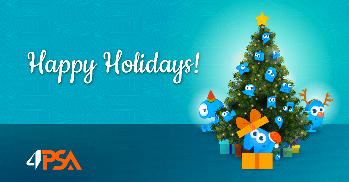 Happy holidays from the entire 4PSA team